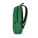 Rugzak van 300D RPET met voorritsvak 18L 15,6” kleur groen vierde weergave