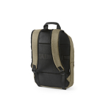 Rugzak van 300D RPET met voorritsvak 18L 15,6” kleur camel tweede weergave
