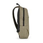 Rugzak van 300D RPET met voorritsvak 18L 15,6” kleur camel derde weergave