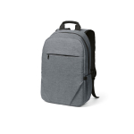 Rugzak van 300D RPET met voorritsvak 18L 15,6” kleur lichtgrijs