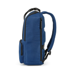 Polyester gerecyclede rugzak met laptopvak 18L kleur blauw vierde weergave