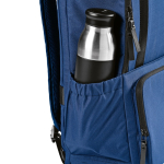 Polyester gerecyclede rugzak met laptopvak 18L kleur blauw zevende weergave