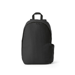 Laptoprugzak van RPET met ripstop afwerking 15,6” kleur zwart vooraanzicht