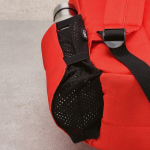 Laptoprugzak van RPET met ripstop afwerking 15,6” kleur rood tweede detail weergave