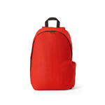 Laptoprugzak van RPET met ripstop afwerking 15,6” kleur rood vooraanzicht