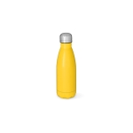 Roestvrijstalen drinkfles met matte afwerking 400ml kleur donkergeel