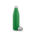 Gerecyclede roestvrij stalen fles met lekvrije dop 500ml kleur groen tweede weergave