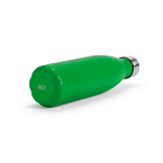 Gerecyclede roestvrij stalen fles met lekvrije dop 500ml kleur groen vierde weergave