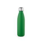 Gerecyclede roestvrij stalen fles met lekvrije dop 500ml kleur groen achter weergave