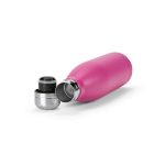 Gerecyclede roestvrij stalen fles met lekvrije dop 500ml kleur fuchsia derde weergave
