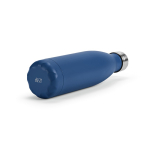 Gerecyclede roestvrij stalen fles met lekvrije dop 500ml kleur marineblauw vierde weergave