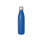 Roestvrijstalen waterfles met druppelvrije dop 770ml kleur koningsblauw
