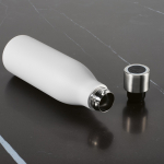 Fles van gerecycled roestvrij staal met UV-lichtdop 520 ml kleur wit sfeerweegave