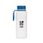 Fles van gerecycled roestvrij staal met 360°-drukdop 750 ml hoofdweergave