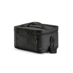 Koeltas van gerecycled plastic met dubbele draaggreep 7,5 L kleur zwart tweede weergave