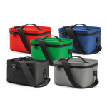 Koeltas van gerecycled plastic met dubbele draaggreep 7,5 L