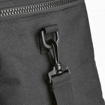 Isolerende koelbox van gerecycled kunststof met brede opening 10 L kleur zwart tweede detail weergave