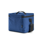 Isolerende koelbox van gerecycled kunststof met brede opening 10 L kleur blauw tweede weergave