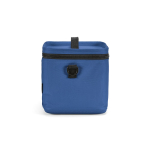 Isolerende koelbox van gerecycled kunststof met brede opening 10 L kleur blauw vierde weergave