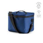 Isolerende koelbox van gerecycled kunststof met brede opening 10 L kleur blauw