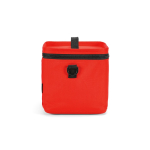 Isolerende koelbox van gerecycled kunststof met brede opening 10 L kleur rood vierde weergave