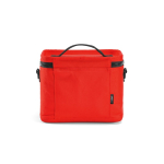 Isolerende koelbox van gerecycled kunststof met brede opening 10 L kleur rood achter weergave