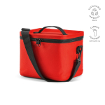 Isolerende koelbox van gerecycled kunststof met brede opening 10 L kleur rood