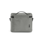 Isolerende koelbox van gerecycled kunststof met brede opening 10 L kleur grijs achter weergave