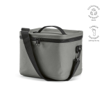Isolerende koelbox van gerecycled kunststof met brede opening 10 L kleur grijs