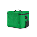 Isolerende koelbox van gerecycled kunststof met brede opening 10 L kleur groen tweede weergave