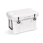 Koelbox van gerecycled kunststof met dubbele wand 35 L kleur wit derde weergave