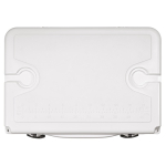 Koelbox van gerecycled kunststof met dubbele wand 35 L kleur wit gedetailleerde weergave