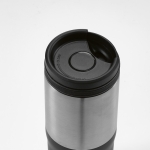 Lekvrije thermosfles van roestvrij staal met keramische coating 600ml kleur zwart