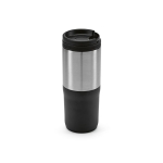 Lekvrije thermosfles van roestvrij staal met keramische coating 600ml kleur zwart tweede weergave
