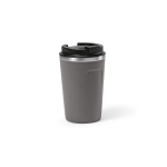 Duurzame thermische reisbeker van gerecycled roestvrij staal 490ml kleur grijs