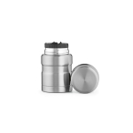 Voedselpot van gerecycled staal met dubbele wand 500 ml kleur zilver tweede weergave