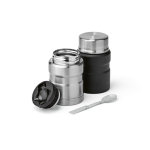 Voedselpot van gerecycled staal met dubbele wand 500 ml