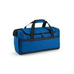 Sporttas in RPET met reflecterende zwarte riemen kleur blauw
