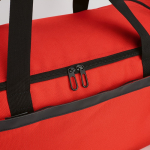 Waterdichte sporttas van ecokunststof met verborgen vak 50 L kleur rood tweede detail weergave