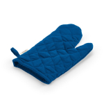 Keukenhandschoen van gerecycled katoen 220 g/m² kleur blauw tweede weergave