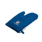 Keukenhandschoen van gerecycled katoen 220 g/m² kleur blauw