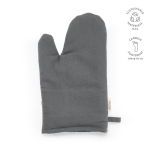 Keukenhandschoen van gerecycled katoen 220 g/m² kleur grijs