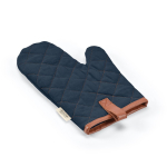 Keukenhandschoen van ecokatoen met aparte duim 280 g/m² kleur marineblauw tweede weergave