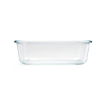 Glazen lunchbox met bamboe, bestek en elastische band 800 ml kleur doorzichtig gedetailleerde weergave