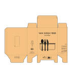 Glazen lunchbox met bamboe, bestek en elastische band 800 ml