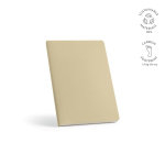 Blanco A5-notitieboek met  waterbestendige steenpapier kleur beige