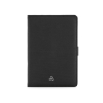 Eco A5-notitieboek met cijferslot en blanco pagina's kleur zwart achter weergave