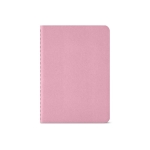 Notitieboekje met kaft van gerecycled karton A6 gelinieerde pagina's kleur roze vooraanzicht