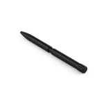 Pen van gerecycled aluminium met magnetische drukknop, zwarte inkt kleur zwart tweede weergave