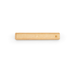 Bamboe pen met gerecycled roestvrij staal en blauwe inkt tweede weergave